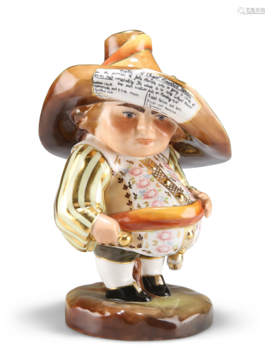 A ROYAL CROWN DERBY MANSION HOUSE DWARF, decorate…