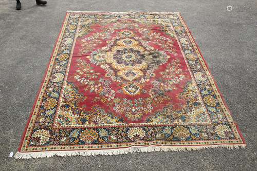 A LARGE PAIR OF CARPETS. (2) 375cm by 275cm