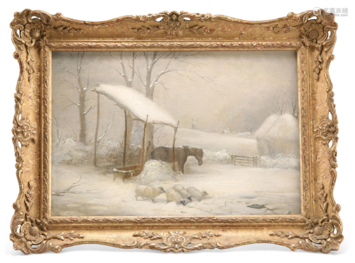 EDWARD ROBERT SMYTHE (1810-1899), WINTER, bears