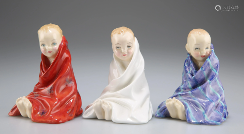 THREE ROYAL DOULTON FIGURES, 