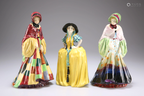 THREE ROYAL DOULTON FIGURES, comprising 