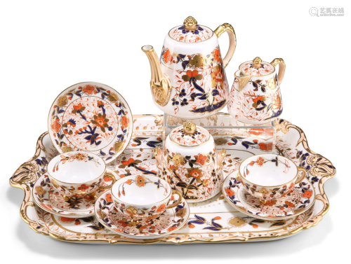 A DAVENPORT PORCELAIN TEA SERVICE, CIRCA 1870-1886,