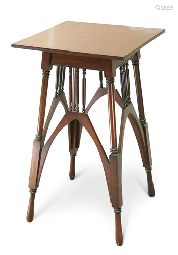 A MAHOGANY SIDE TABLE, ATTRIBUTED TO MACKAY HUGH