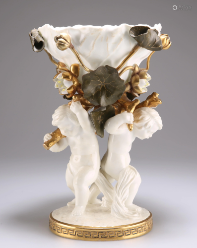 A MOORE BROTHERS PORCELAIN CENTREPIECE, CIRCA