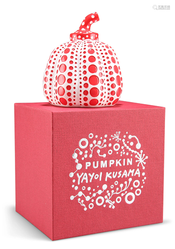 YAYOI KUSAMA (JAPANESE, BORN 1929), 'PUMPKIN' (RED AND