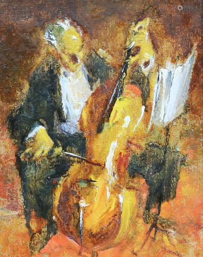 MANNER OF BERNARD DUNSTAN (1920-2017), CELLIST,