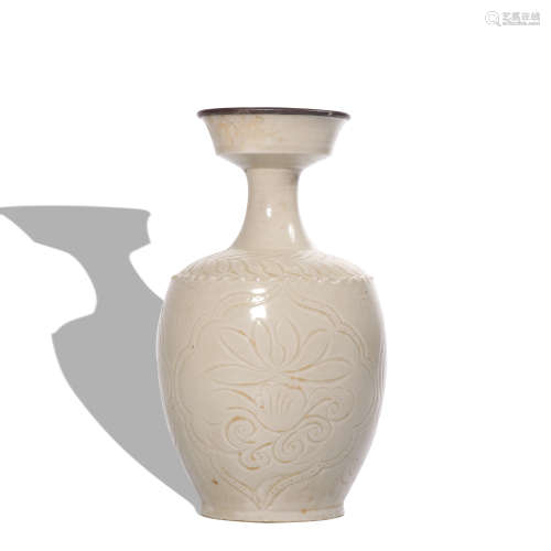 A Ding kiln 'floral' vase