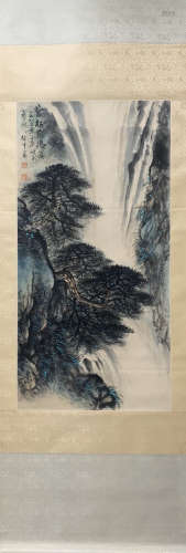 A Li xiongcai's landscape painting