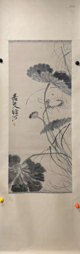 A Xu wei's lotus painting