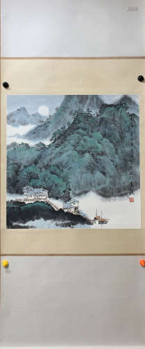 A Li ying's landscape painting