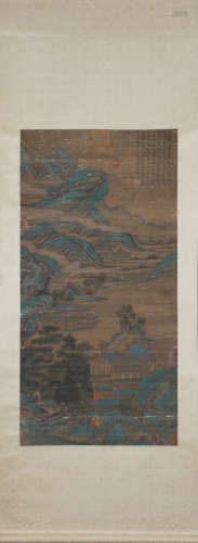 A Zhao boju's landscape painting