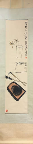 A Qi baishi's painting