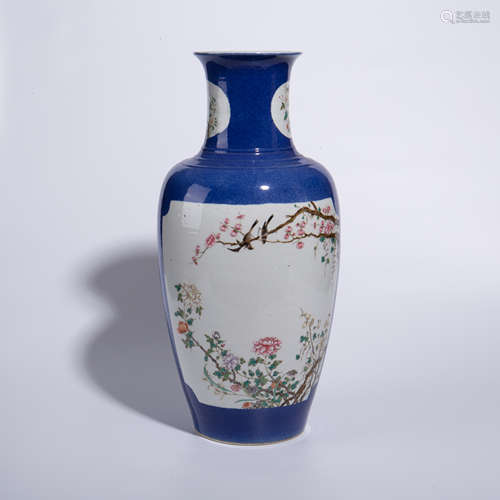 Qing Dynasty pastel bottle