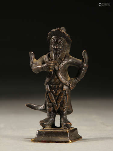 Copper figures of the Qing Dynasty