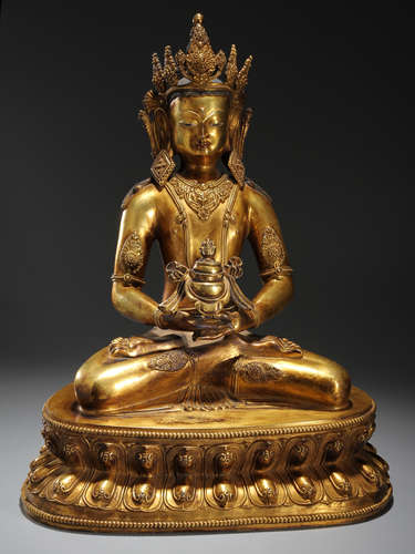 Gilt Bronze Buddha Statue