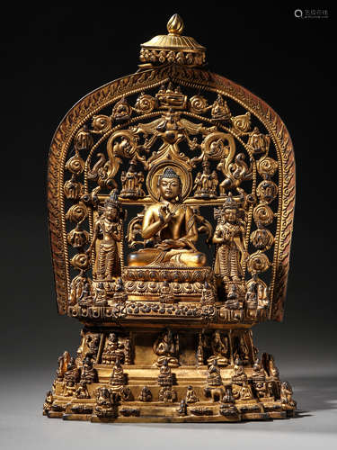 Gilt Bronze Buddha Statue