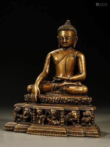 Alloy bronze Buddha statue