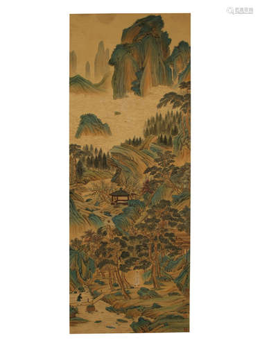 Qiu Ying: Landscape map