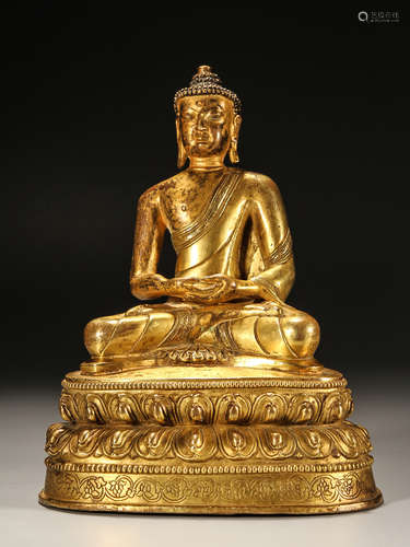 Gilt Bronze Buddha Statue