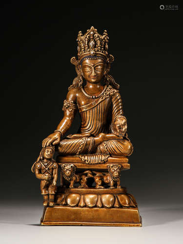 Alloy bronze Buddha statue