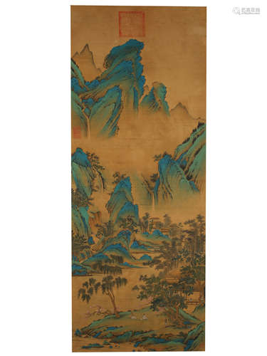 Qiu Ying: Landscape map