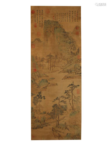 Wen Zhengming: Landscape map