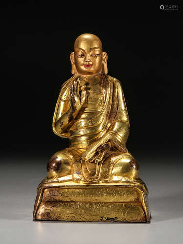 Gilt Bronze Buddha Statue