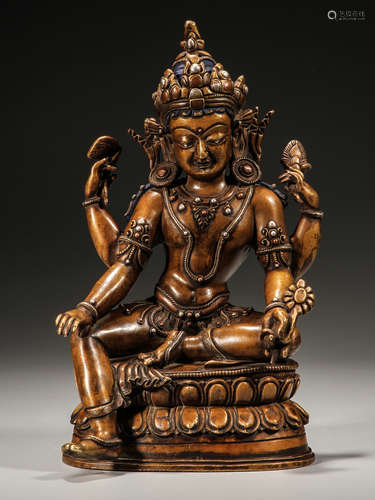 Alloy bronze Buddha statue