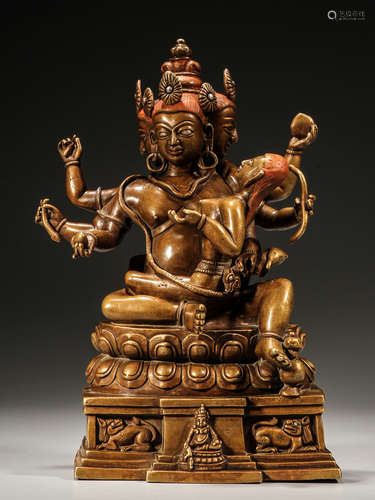 Alloy bronze Buddha statue