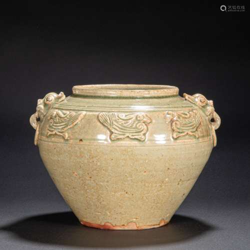 CHINESE YUE WARE AMPHORAE, FIVE DYNASTIES
