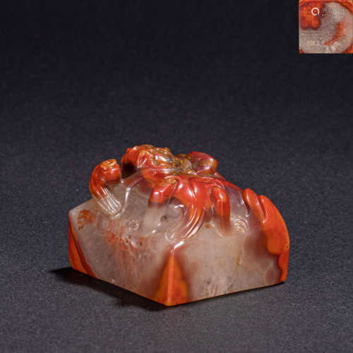 CHINESE AGATE SEAL, HAN DYNASTY