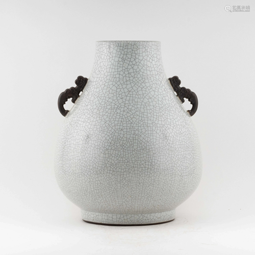 QIANLONG GE TYPE AMPHORA ZUN VASE