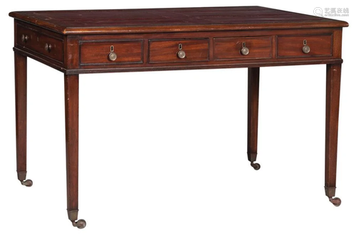 George III Style Mahogany Writing Table