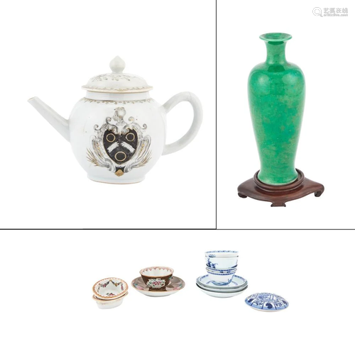 An Assortment of Chinese Porcelain Articles