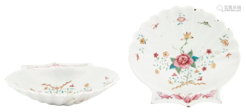 A Pair of Chinese Famille Rose Enameled Export