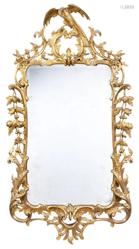 George II Giltwood Pier Mirror Circa 1755 In the manner