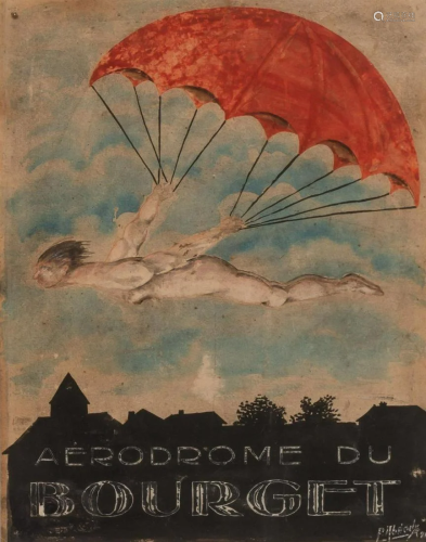 Pierre Abrioux French, 20th Century Passage du Desir