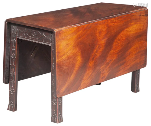 George II Mahogany Drop-Leaf Table