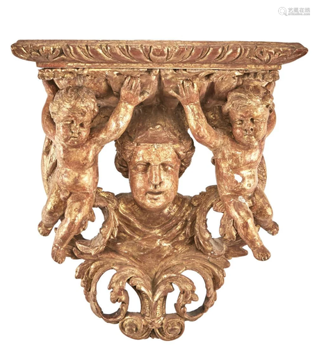 William III Giltwood Wall Bracket