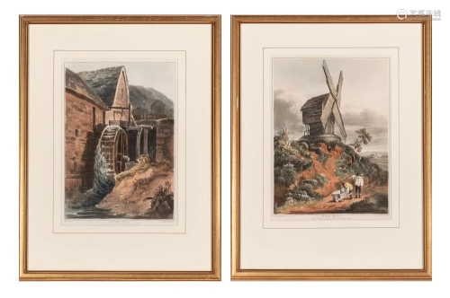 Thomas Sutherland after David Cox WATER MILL; WIND MILL