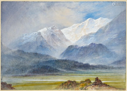 Elijah Walton English, 1832-1880 Mount Pers and Piz