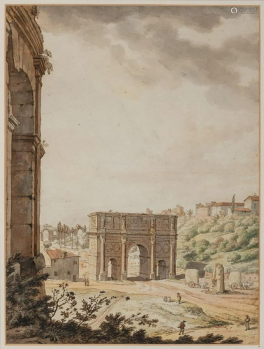 Attributed to Claude-Louis Chatelet The Arch of