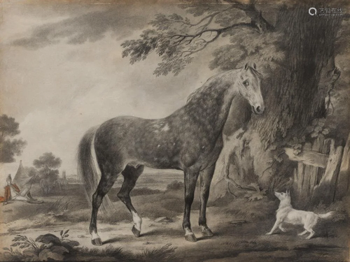 George Robertson British, 1742-1788 A Horse with a