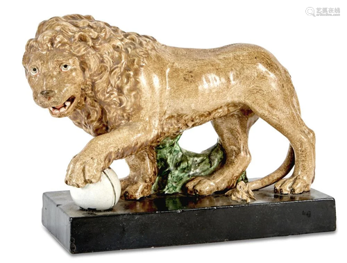 Staffordshire Pearlware Figure of a Lion