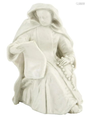 Bow Porcelain Figure of a Nun