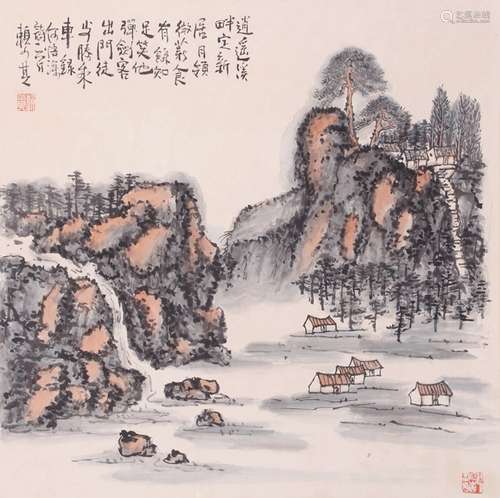 赖少其 山水