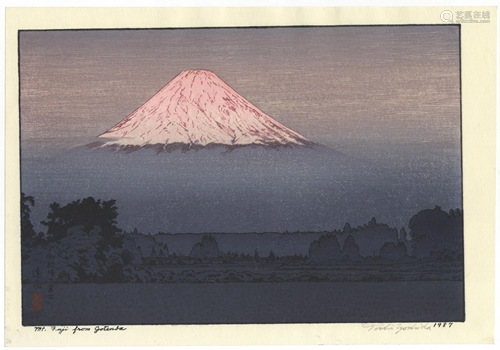 Toshi Yoshida, Mount Fuji, Japanese Woodblock Print