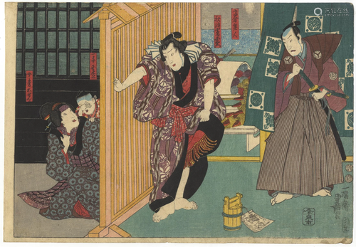 Toyokuni III, Yakusha-e, Japanese Woodblock Print