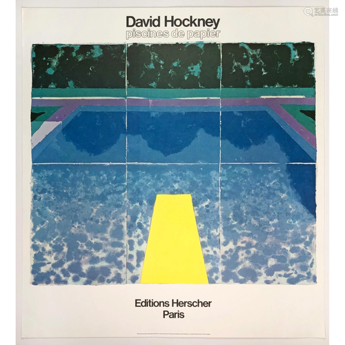 AFTER DAVID HOCKNEY (BRITISH 1937- ) PISCINES DE