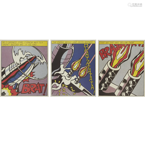 ROY LICHTENSTEIN (AMERICAN 1923-1997) AS I OPENE…